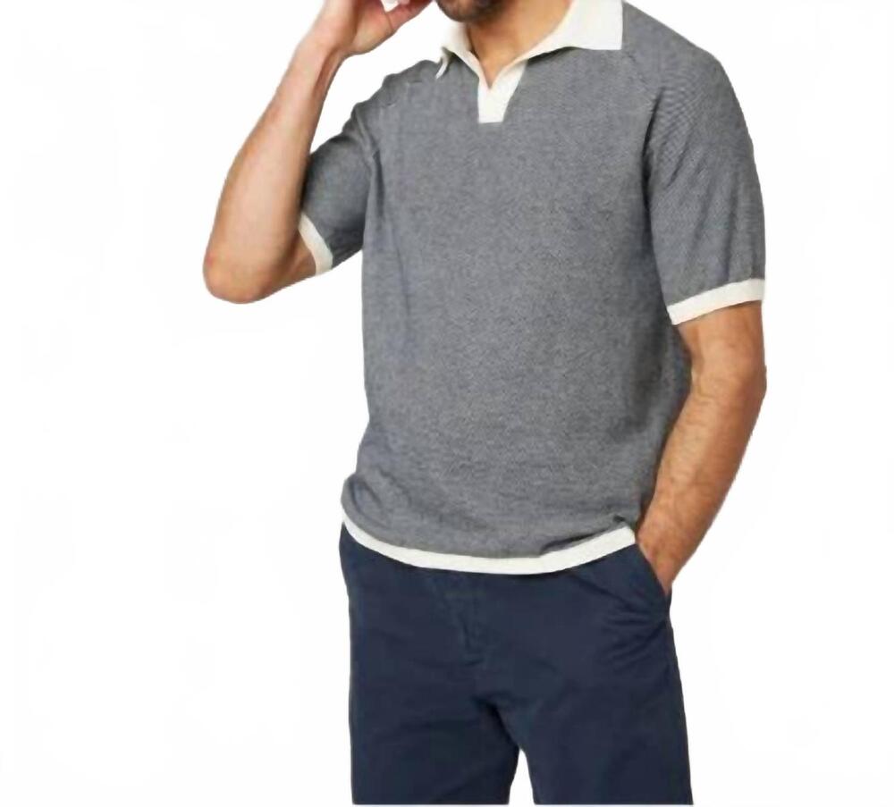 NEW PEREGRINE lynton polo shirt in navy